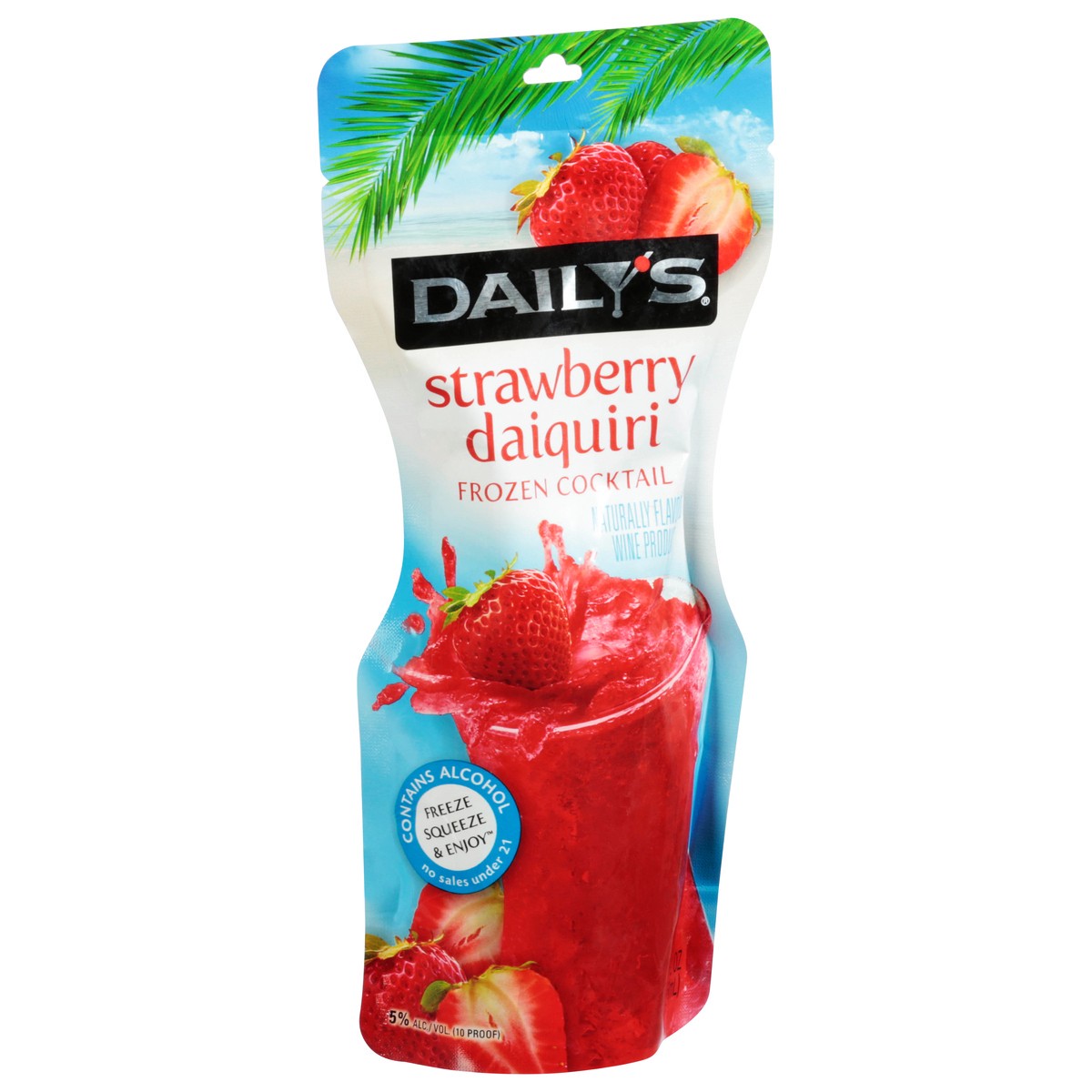 slide 2 of 9, Daily's Strawberry Daiquiri Frozen Cocktail 10 fl oz, 10 fl oz