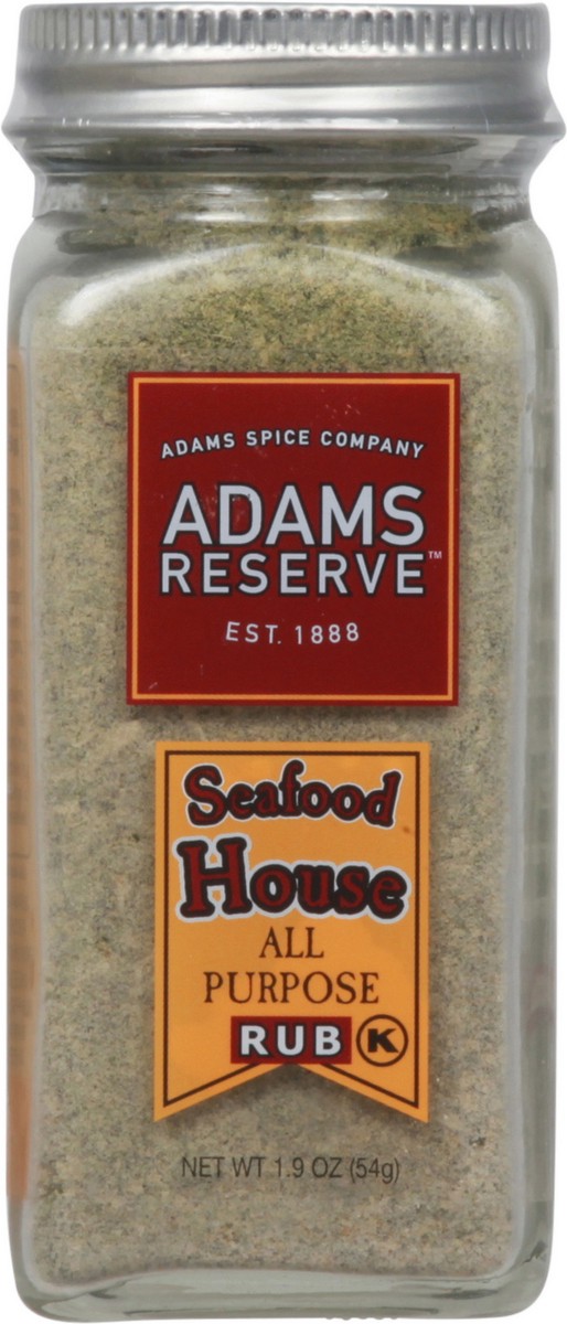 slide 1 of 14, Adams Reserve All Purpose Seafood House Rub 1.9 oz, 1.9 oz