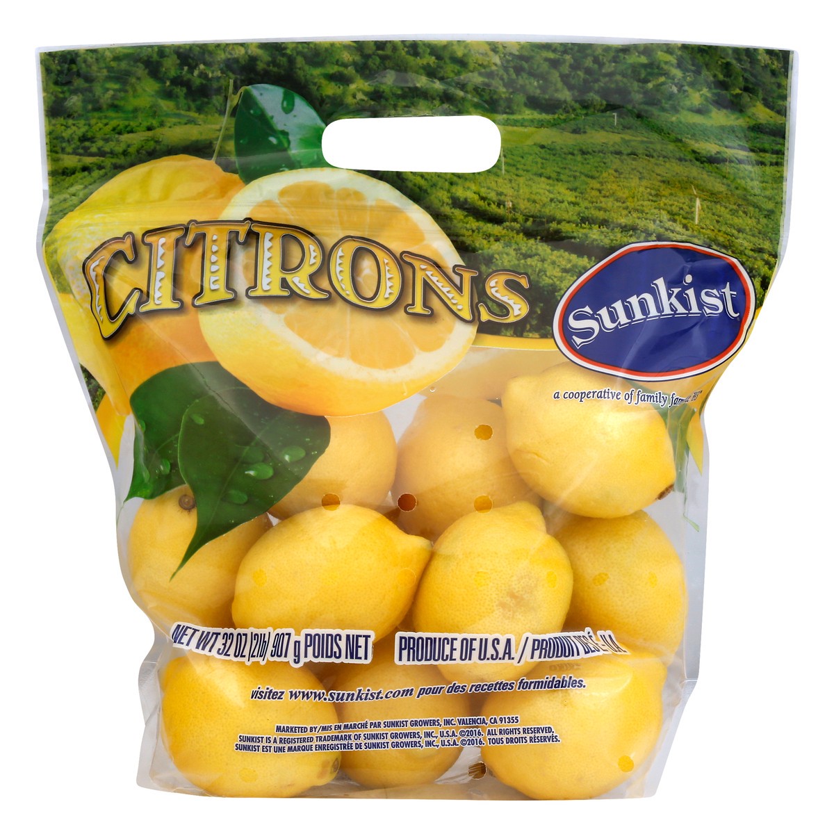 slide 4 of 7, Sunkist Lemons, 2 lb