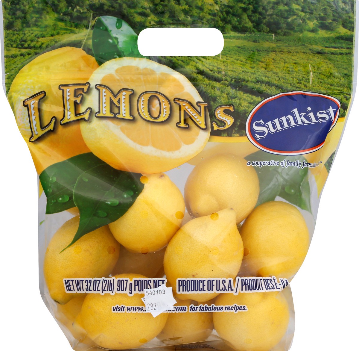 slide 7 of 7, Sunkist Lemons, 2 lb