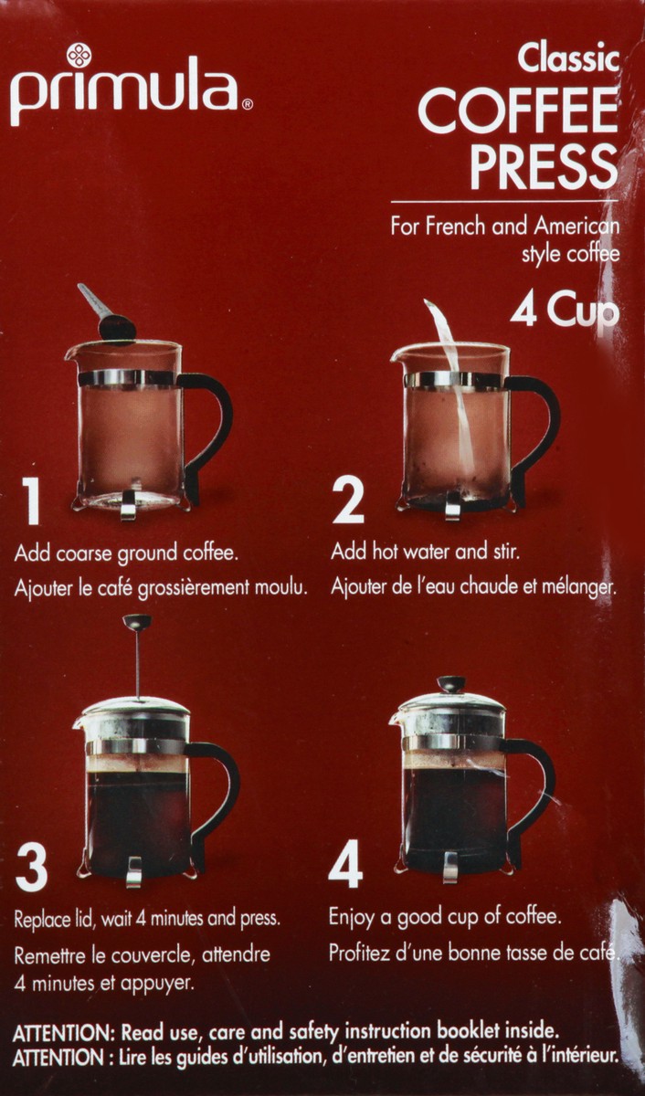 slide 4 of 11, Primula Classic 4 Cup Coffee Press 1 ea, 1 ct