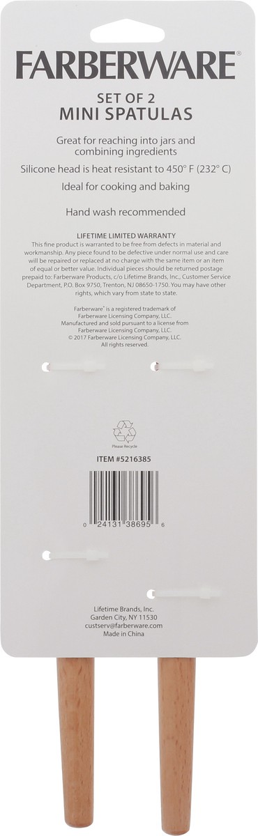 slide 7 of 9, Farberware Professional Mini Spatulas 2 ea Card, 2 ct
