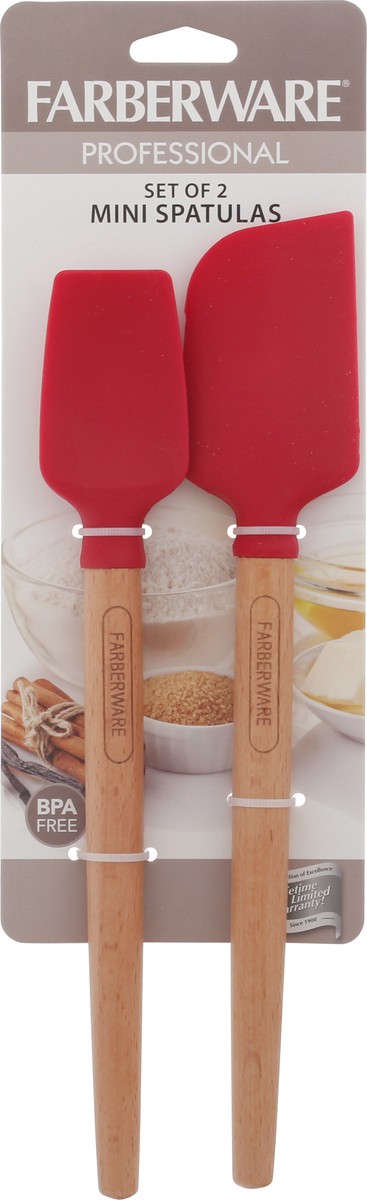 slide 9 of 9, Farberware Professional Mini Spatulas 2 ea Card, 2 ct