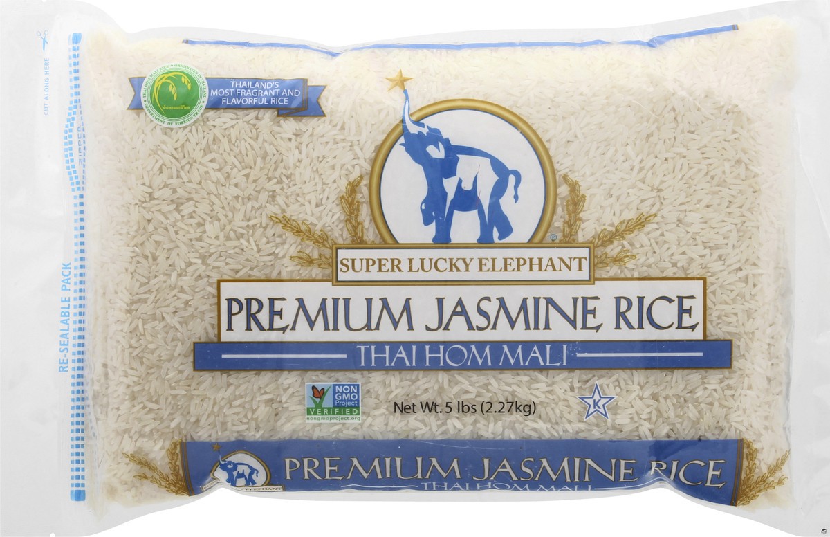 slide 1 of 12, Super Lucky Elephant Premium Rice 5 lb, 5 lb