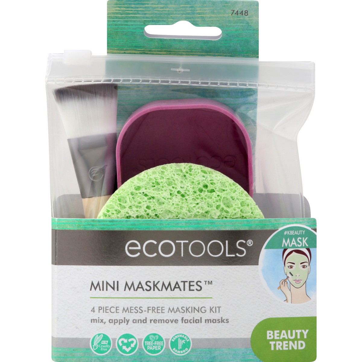 slide 2 of 7, EcoTools Mini Mask Mates, 1 ct