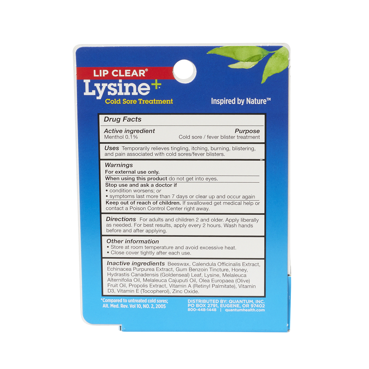 slide 45 of 80, Lip Clear Lysine Cold Sore Treatment, 25 oz