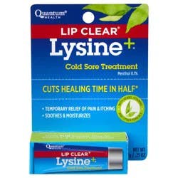 Quantum Health Lip Clear Lysine+ Cold Sore Treatment 0.25 oz