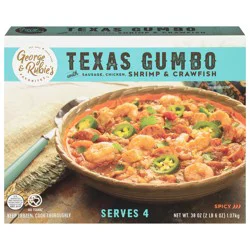 George & Rubie's Favorites Spicy Texas Gumbo with Sausage, Chicken, Shrimp & Crawfish 1 lb 38 oz