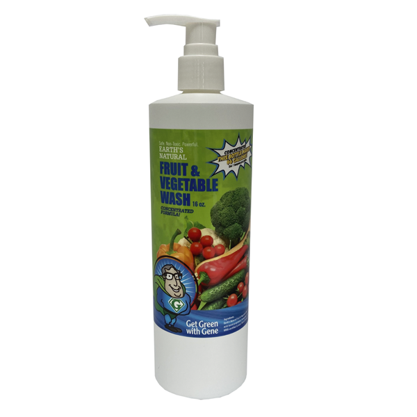 slide 1 of 1, Earth's Natural Fruit & Vegetable Wash, 16 oz