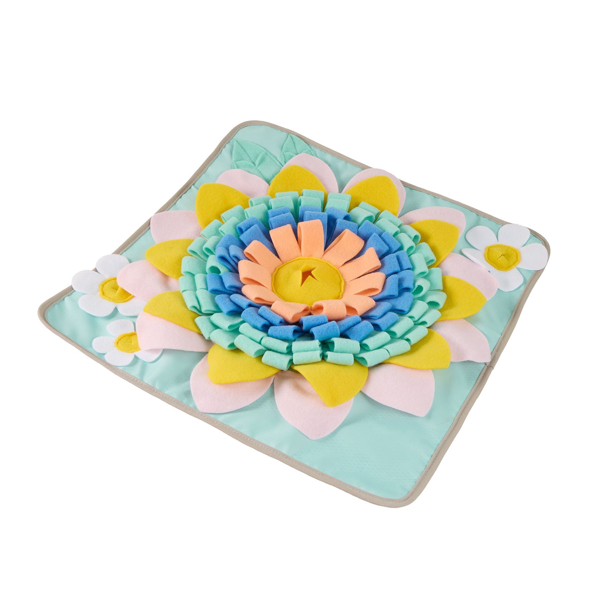 slide 1 of 1, Full Cheeks Small Pet Flower Forage Mat, 1 ct