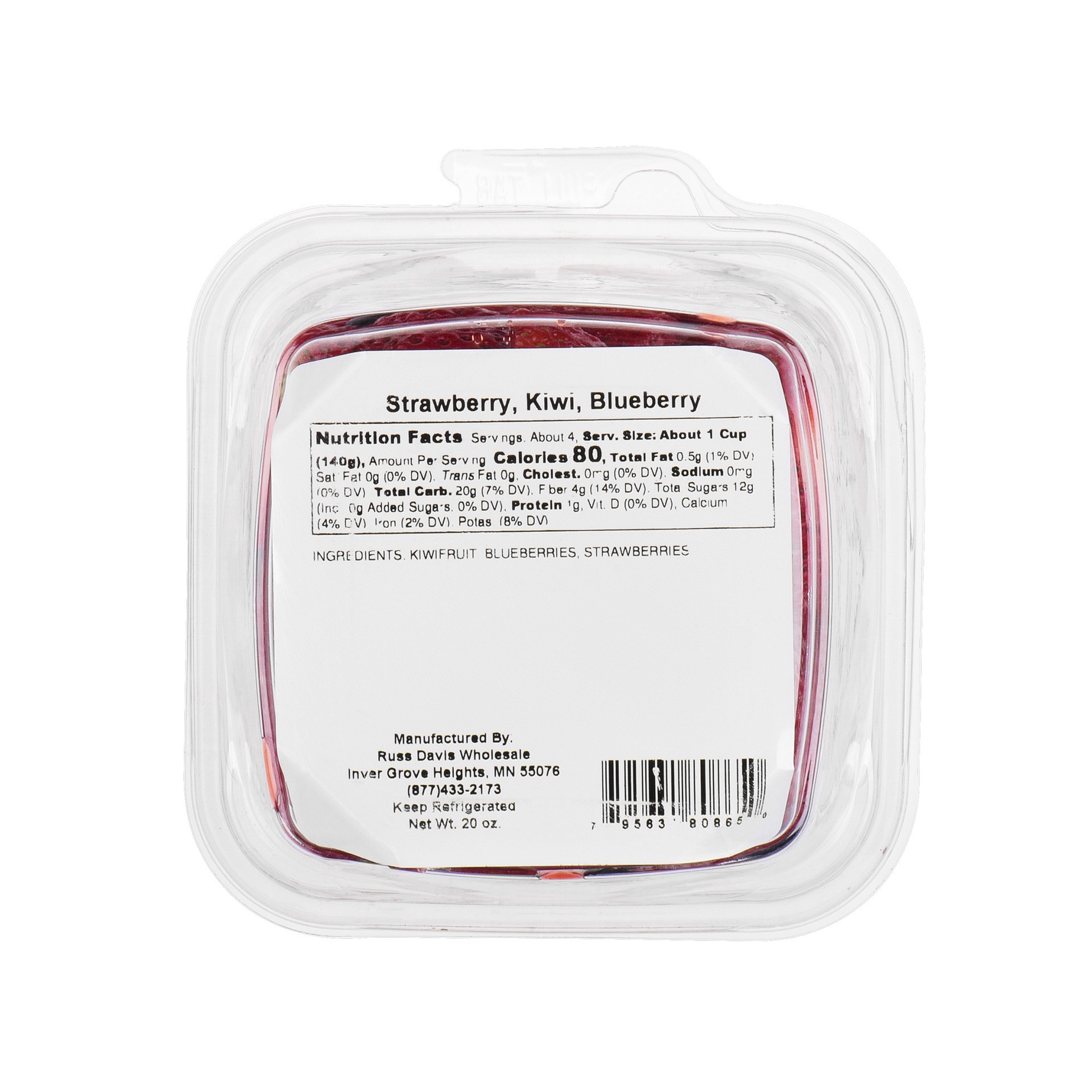 slide 1 of 1, Quick and Easy Strawberry Kiwi Blueberry, 20 Ounce, 20 oz