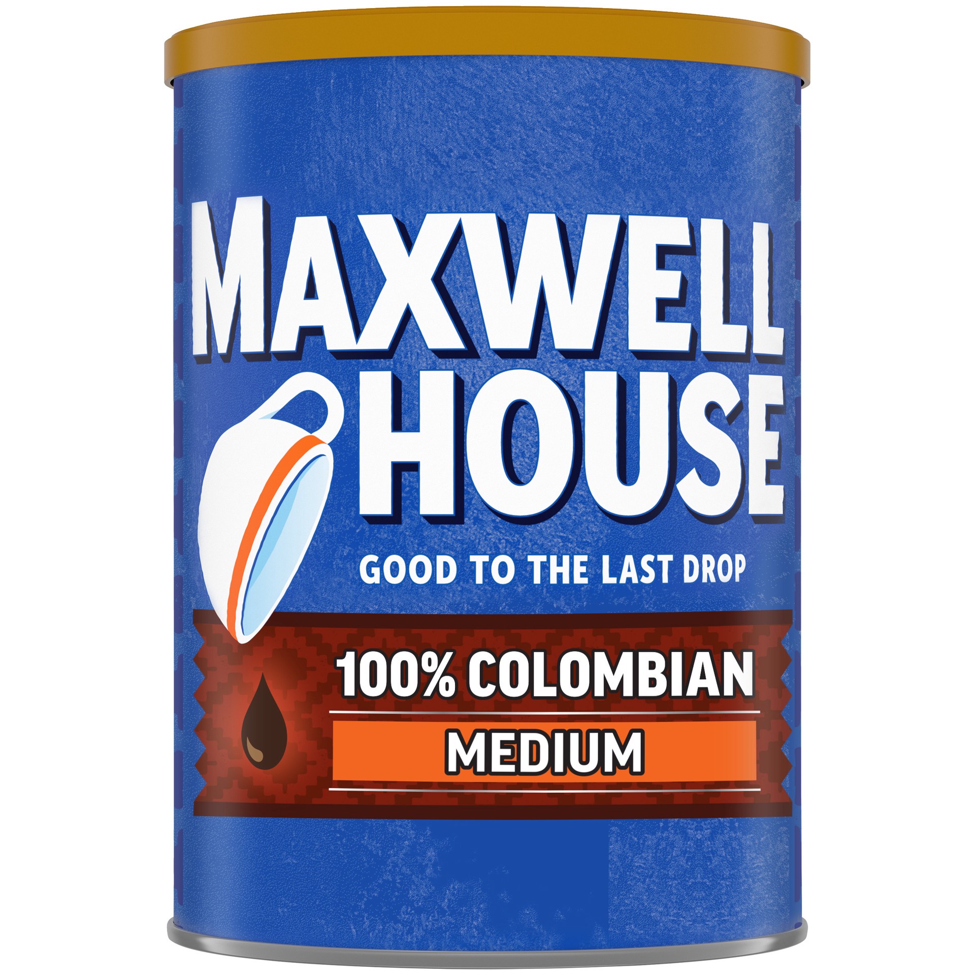 slide 1 of 4, Maxwell House Medium Roast 100% Colombian Ground Coffee, 10.5 oz. Canister, 10.5 oz