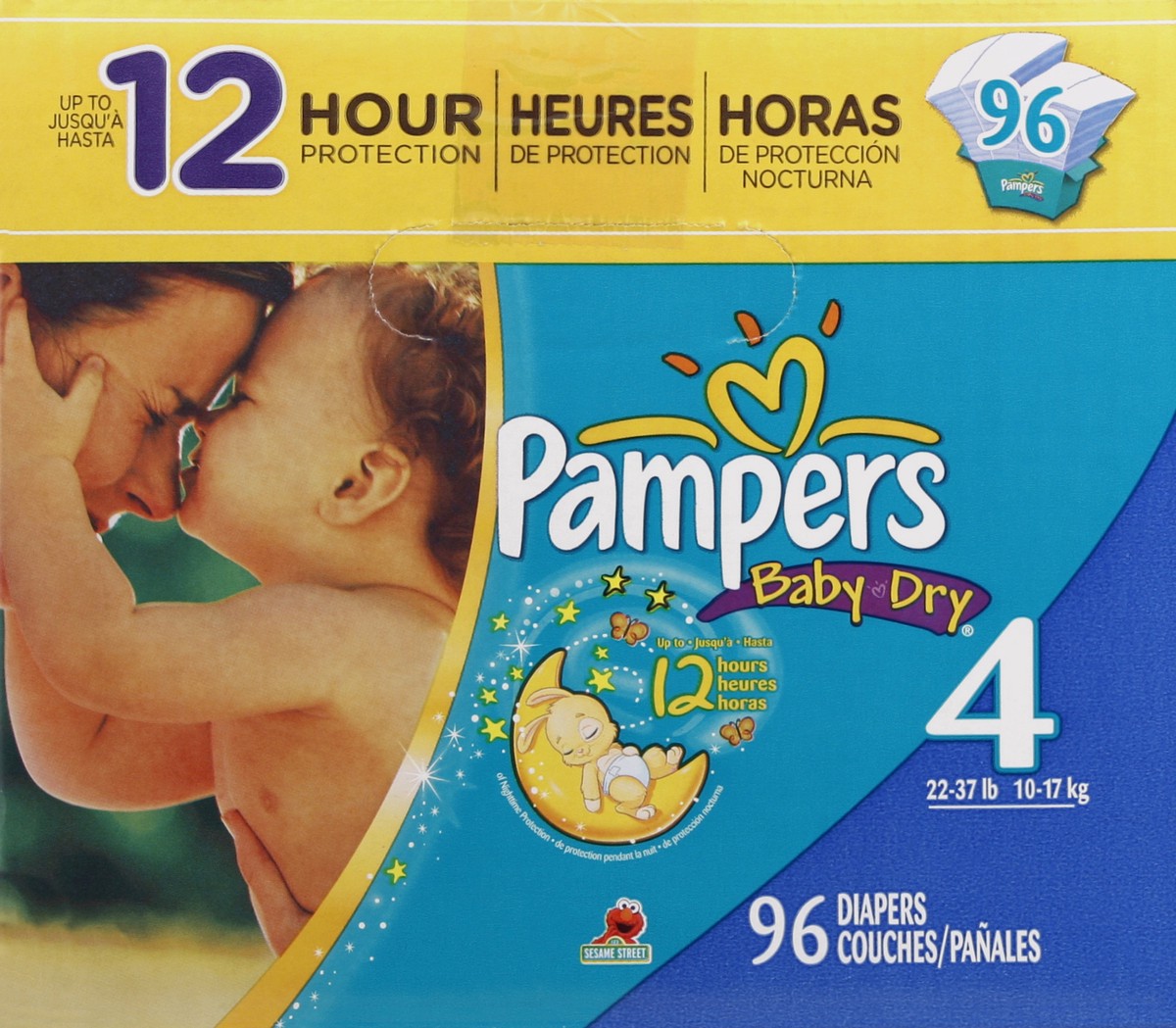 slide 5 of 7, Pampers Diapers 96 ea, 96 ct