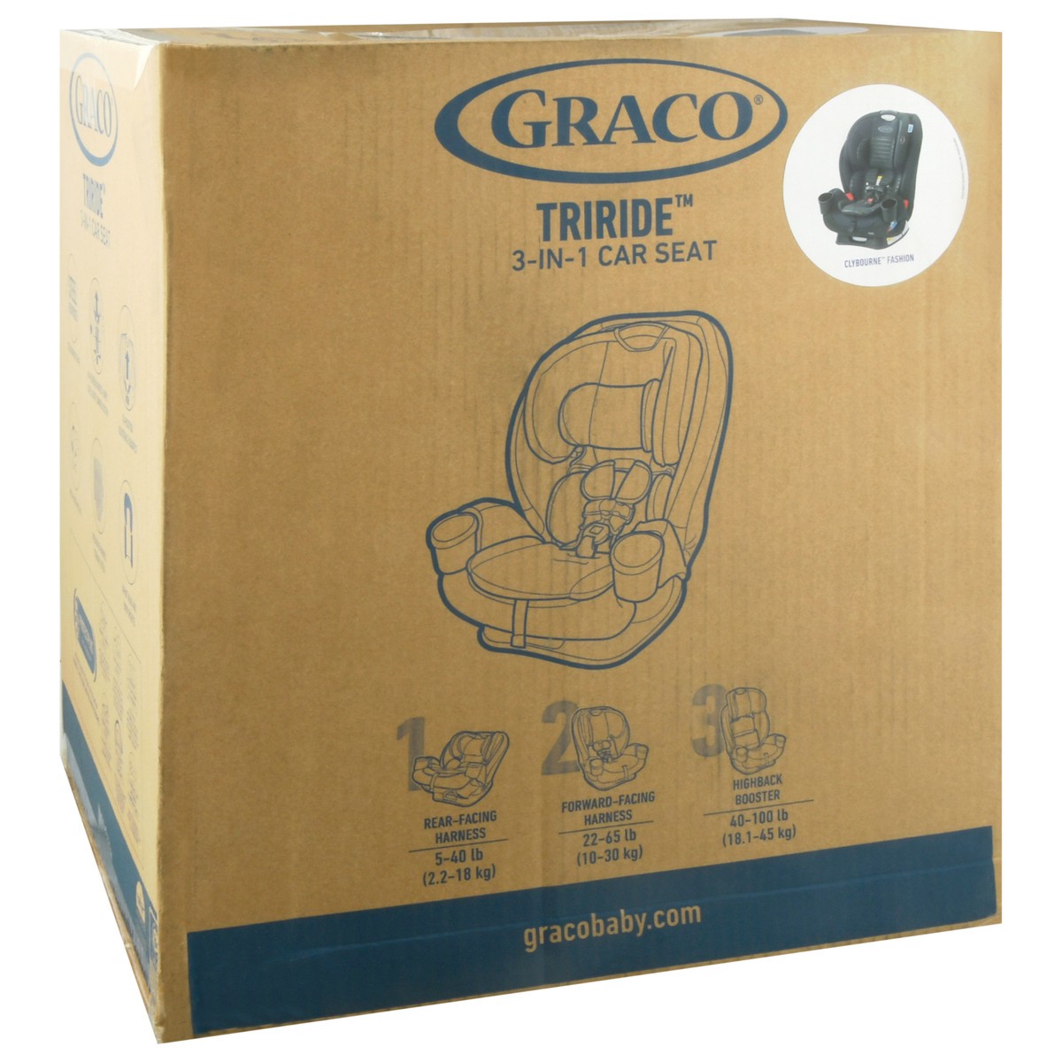 slide 2 of 9, Graco Triride Car Seat 1 ea, 1 ct