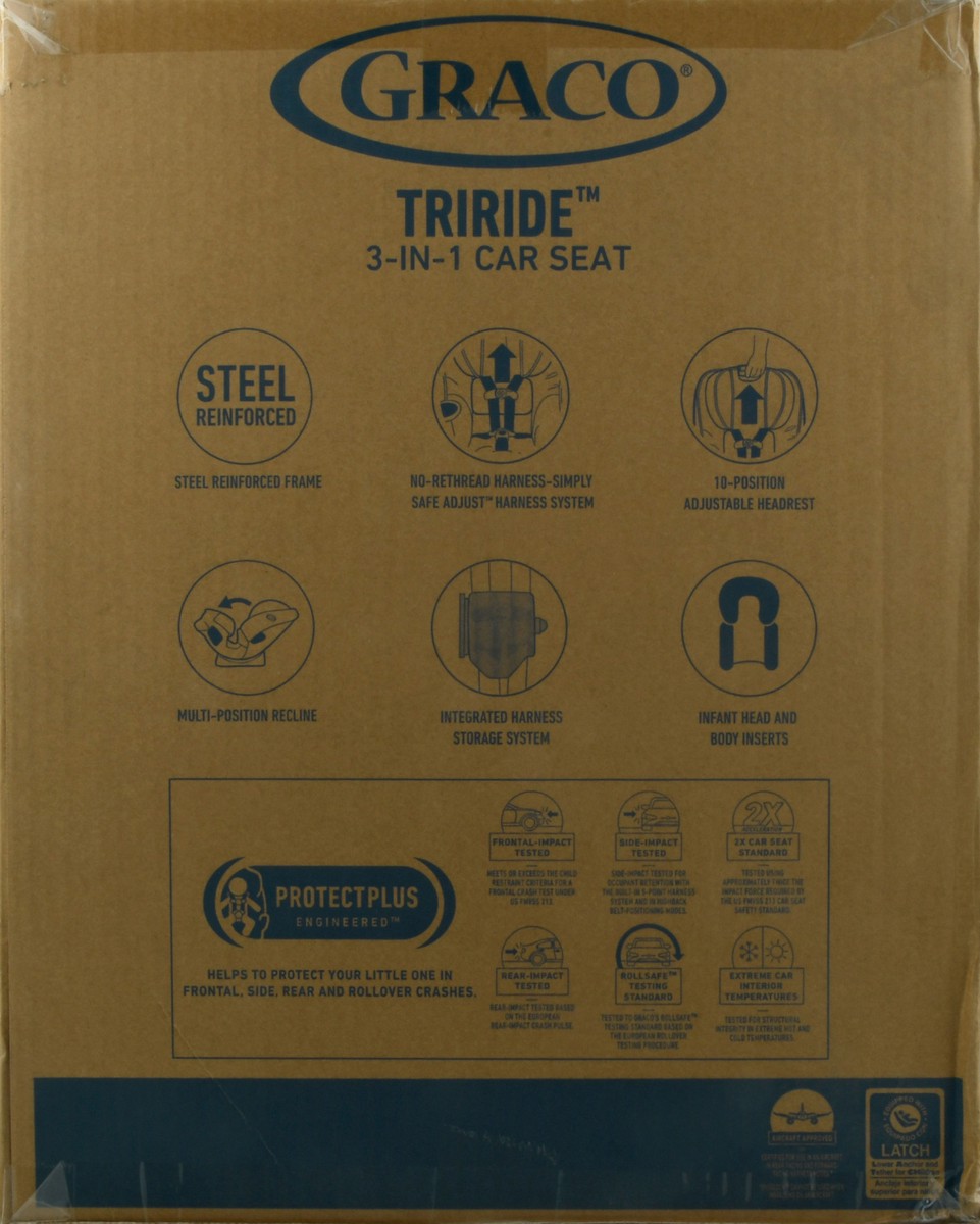 slide 6 of 9, Graco Triride Car Seat 1 ea, 1 ct