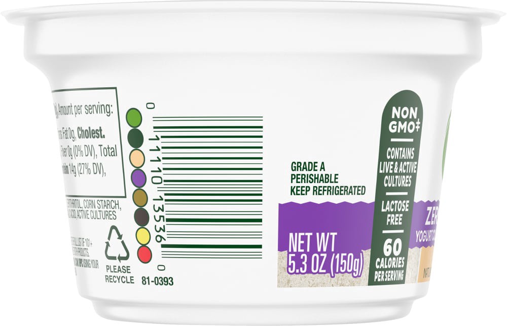 slide 2 of 5, Simple Truth Vanilla Zero Sugar Yogurt Cup, 5.3 oz