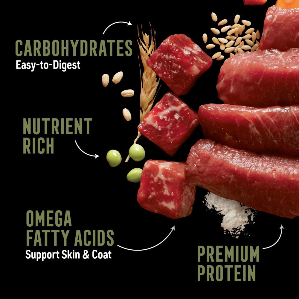 slide 2 of 6, Abound High Protein Red Meat Beef & Lamb Wet Dog Food Multipack, 12 ct; 13.2 oz