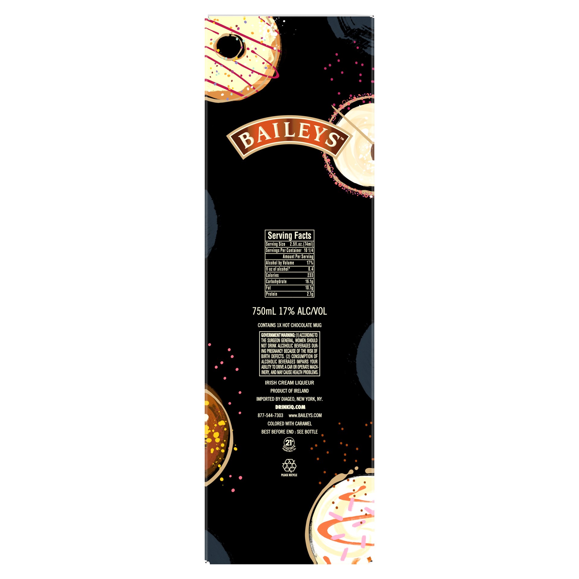 slide 4 of 5, Bailey's Cream Gift Set, 750 ml