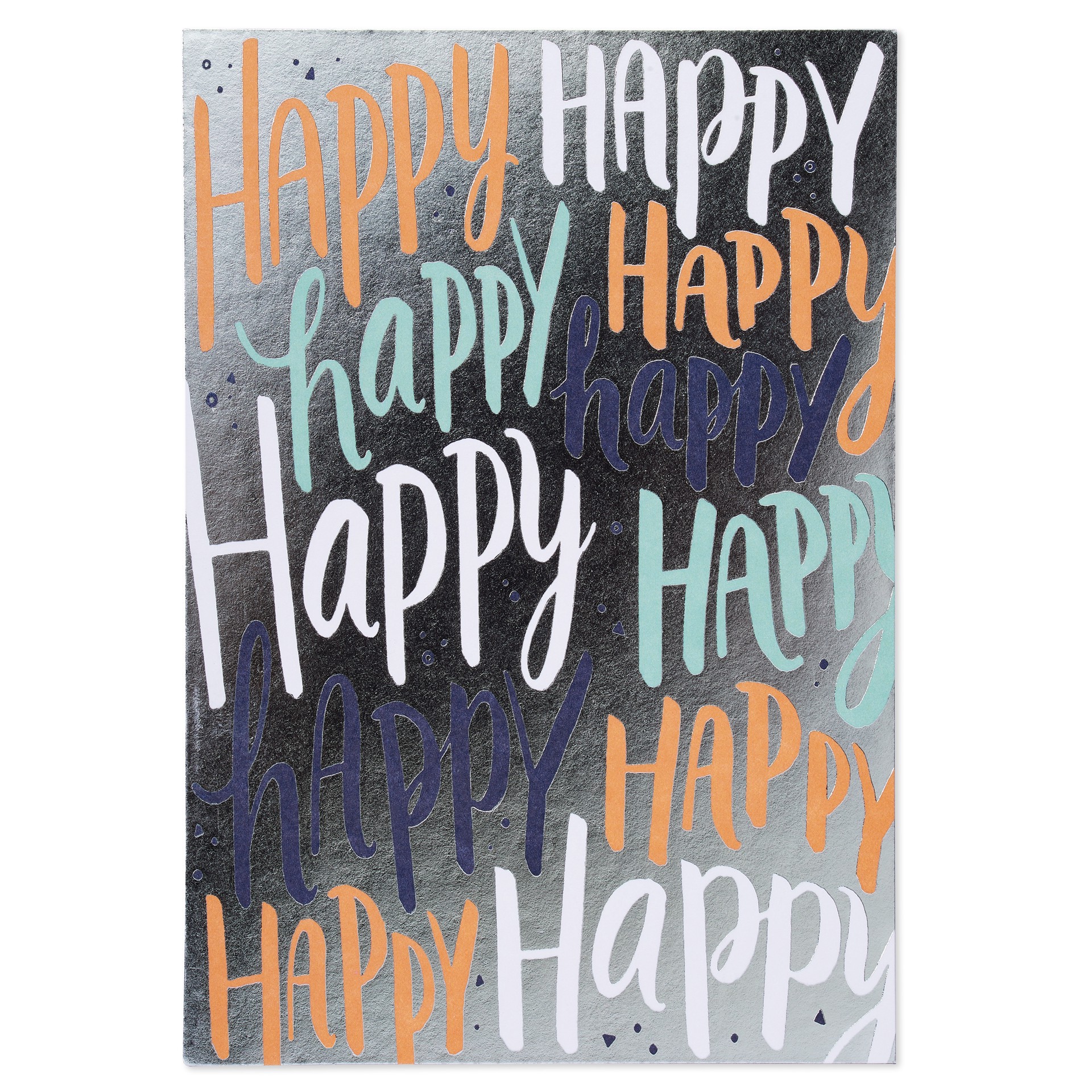 slide 4 of 5, American Greetings Birthday Card (Happy), 1 ct