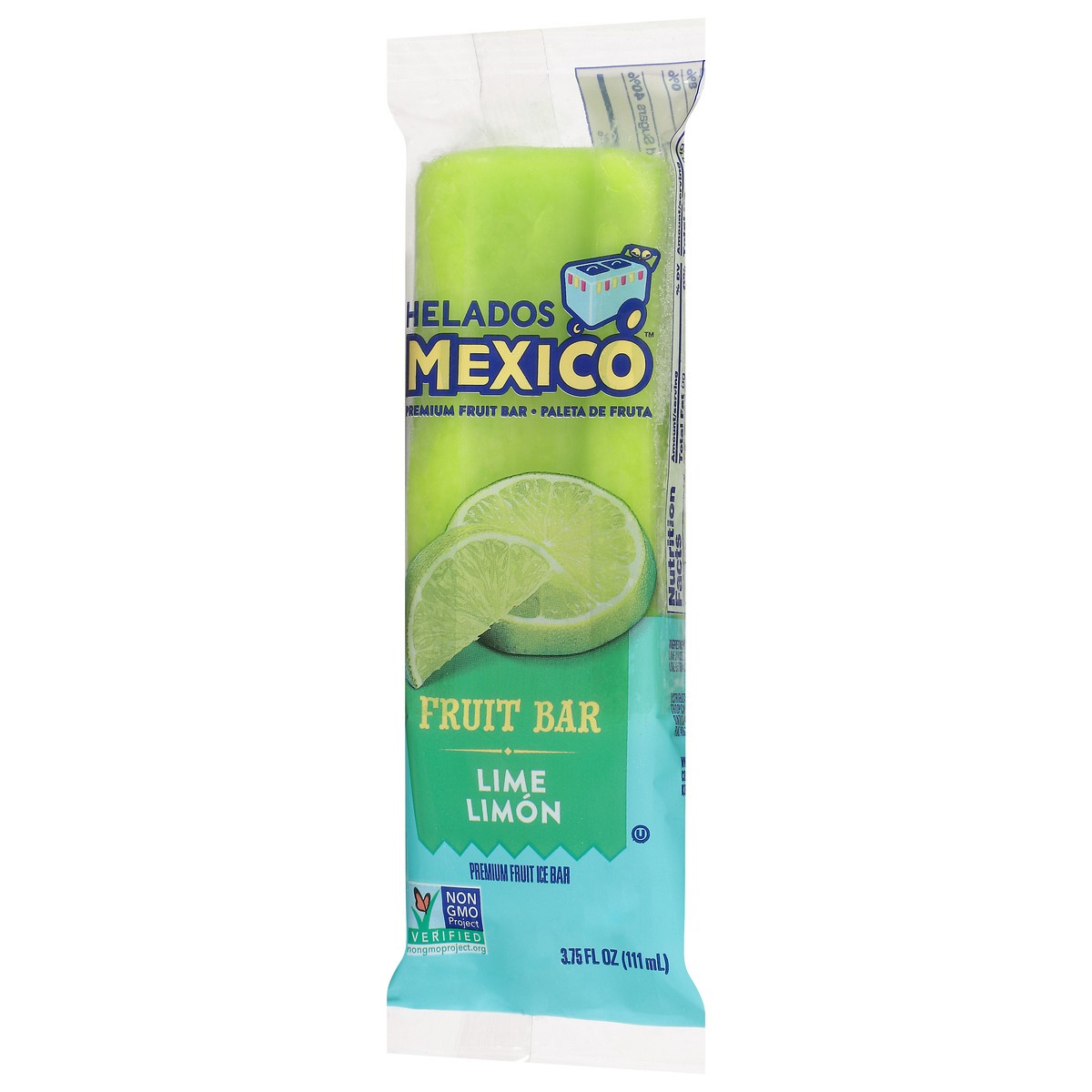 slide 4 of 9, Helados Mexico Premium Lime Fruit Ice Bar 3.75 fl oz, 3.75 fl oz