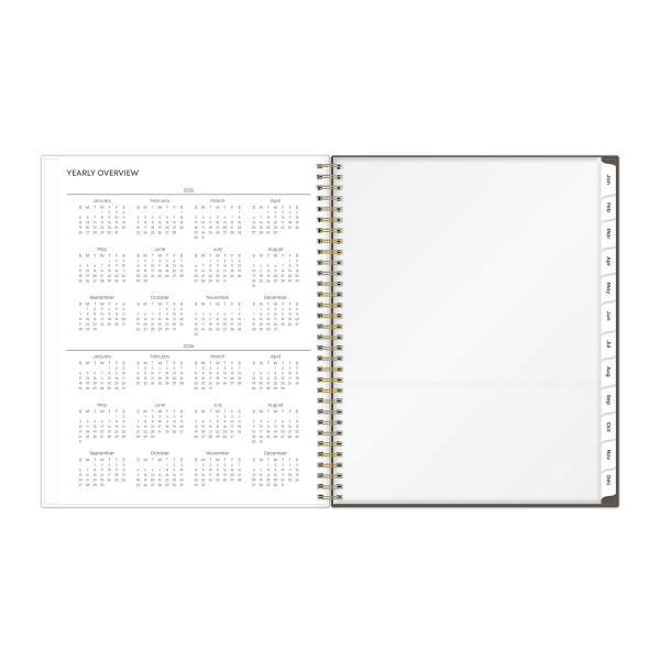 slide 8 of 8, 2025 Blue Sky Weekly/Monthly Planning Calendar, 8-1/2"" X 11"", Inner Peace, January To December, 1 ct