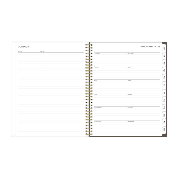 slide 7 of 8, 2025 Blue Sky Weekly/Monthly Planning Calendar, 8-1/2"" X 11"", Inner Peace, January To December, 1 ct