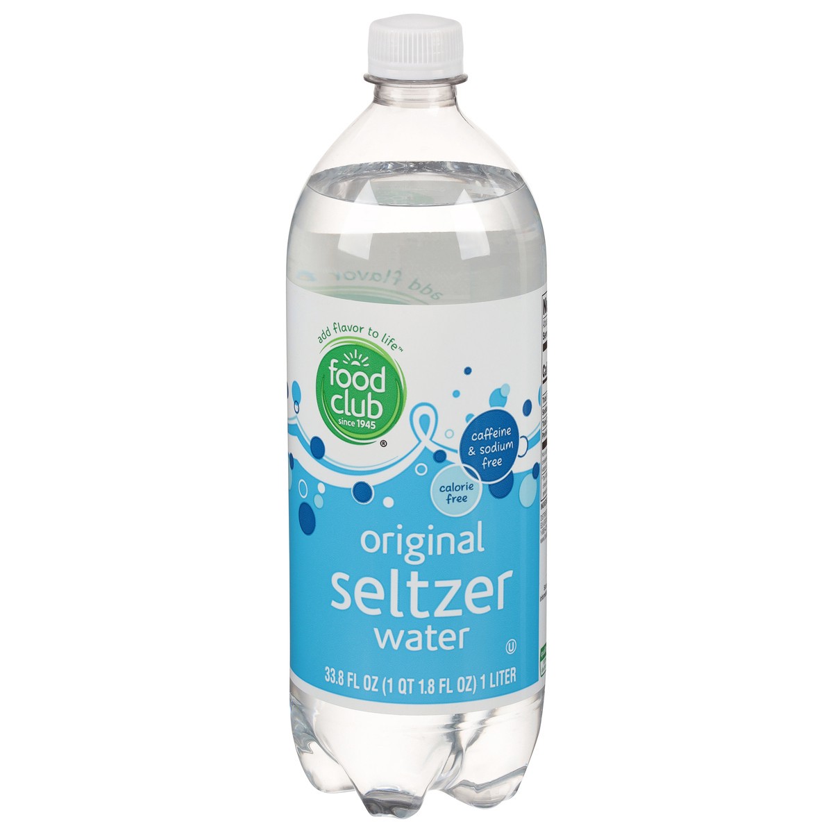 slide 10 of 16, Food Club Original Seltzer Water - 33.8 fl oz, 33.8 fl oz