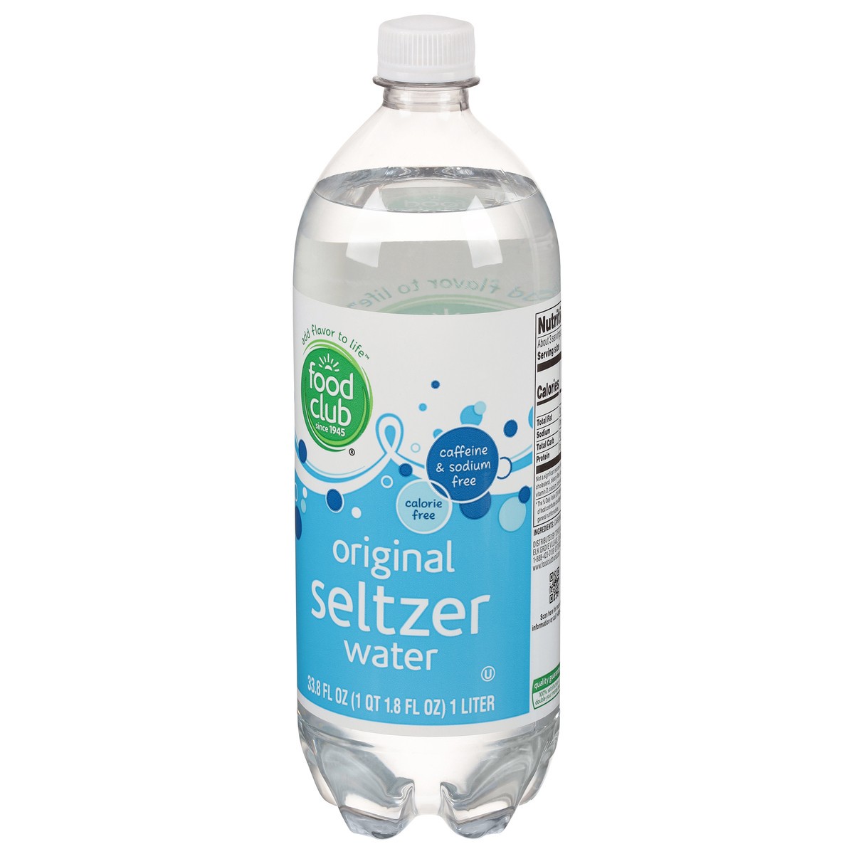 slide 16 of 16, Food Club Original Seltzer Water - 33.8 fl oz, 33.8 fl oz