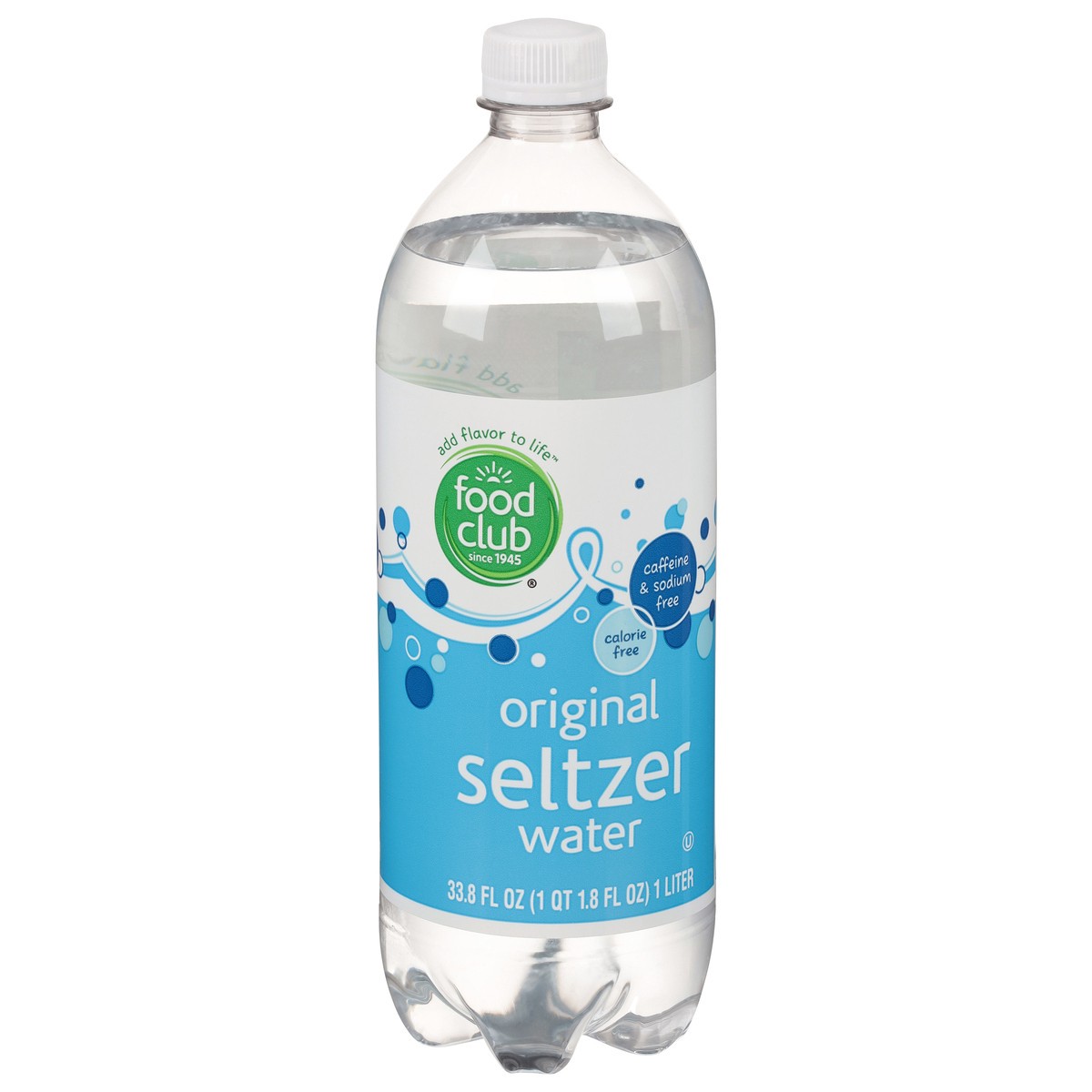 slide 5 of 16, Food Club Original Seltzer Water - 33.8 fl oz, 33.8 fl oz