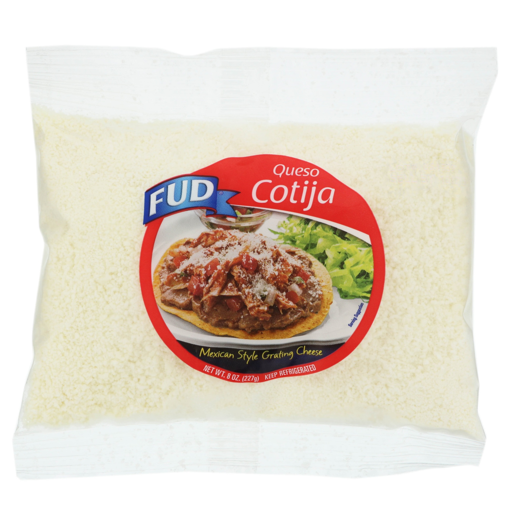 FUD Mexican Style Cotija Grating Cheese 8 Oz 8 Oz | Shipt