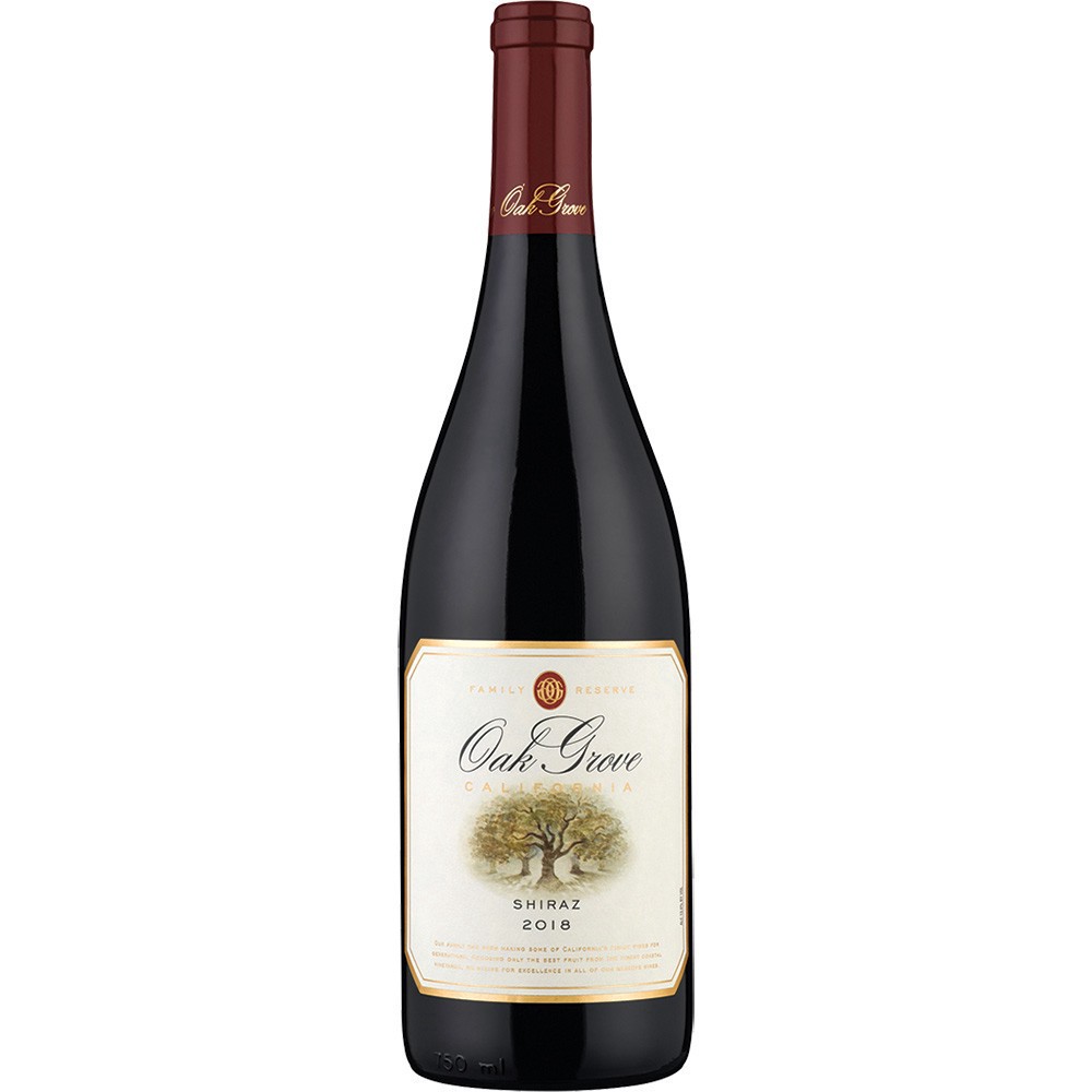slide 1 of 1, Oak Grove Shiraz Reserve, 750 ml
