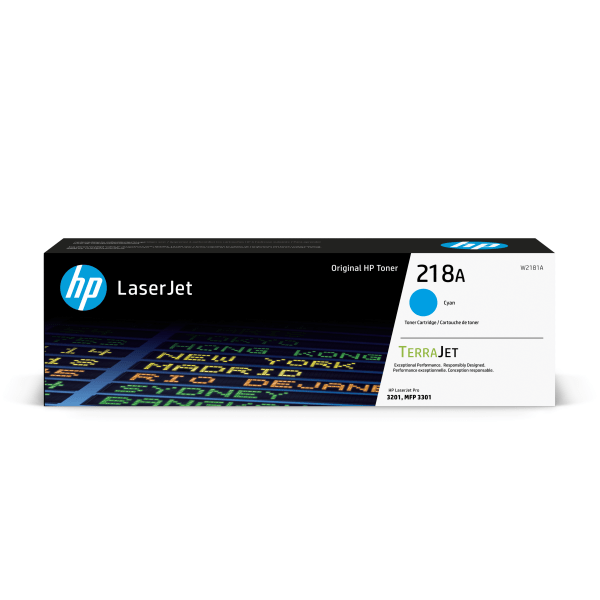 slide 1 of 2, Hp 218A High Yield Cyan Original Laserjet Toner Cartridge, 1 ct