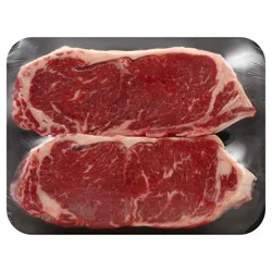 USDA Choice Beef Boneless Ny Strip Steak, Per Package (Avg. 1.25 lb)