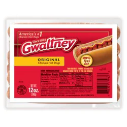 Gwaltney Great Dogs Original Chicken Hot Dogs, 12 oz