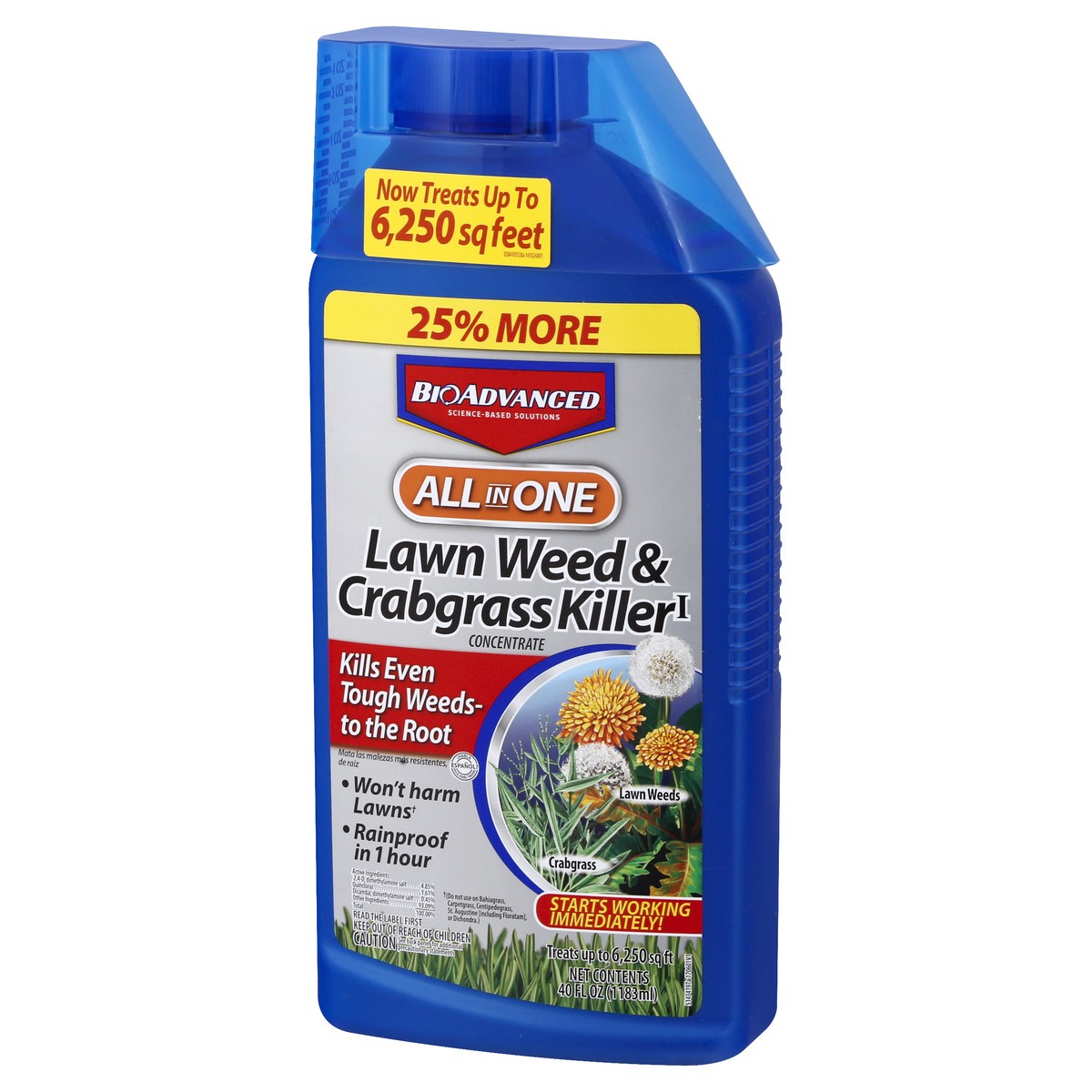 slide 4 of 11, Bioadvanced Lawn Weed & Crabgrass Killer 40 oz, 40 oz