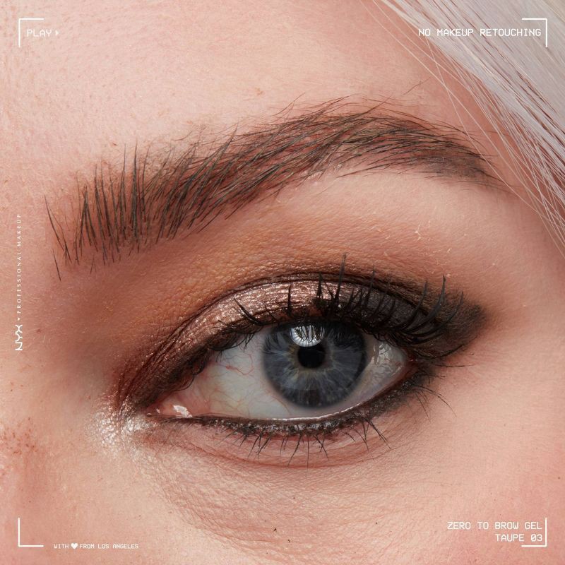 slide 8 of 8, Nyx Zro To Brw Gel Taupe, 1 ct