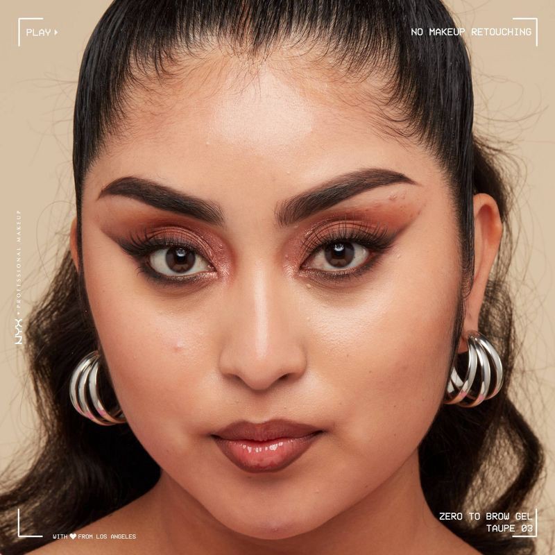 slide 6 of 8, Nyx Zro To Brw Gel Taupe, 1 ct