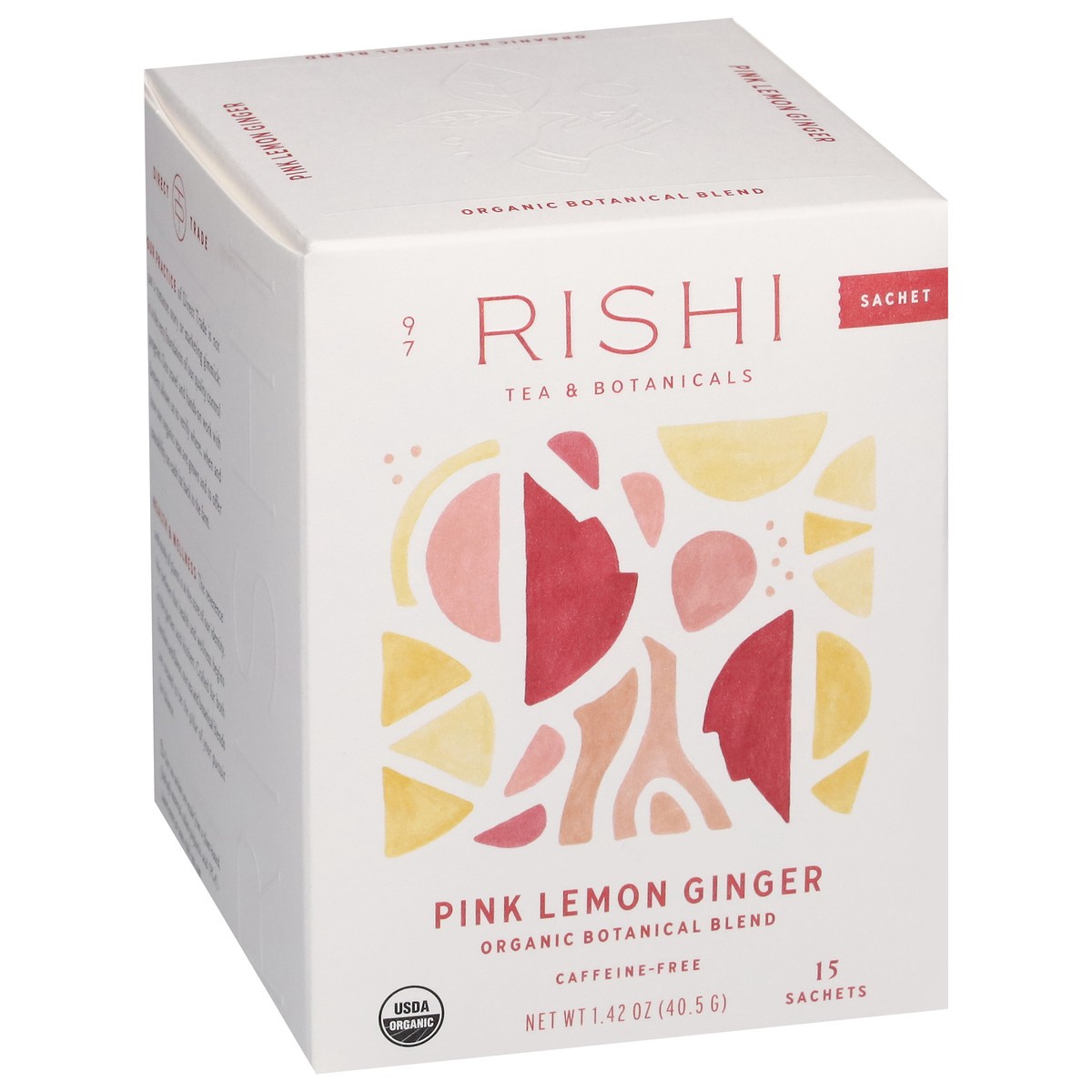 slide 4 of 12, Rishi Botanical Blend Organic Pink Lemon Ginger Tea 15 ea, 15 ct