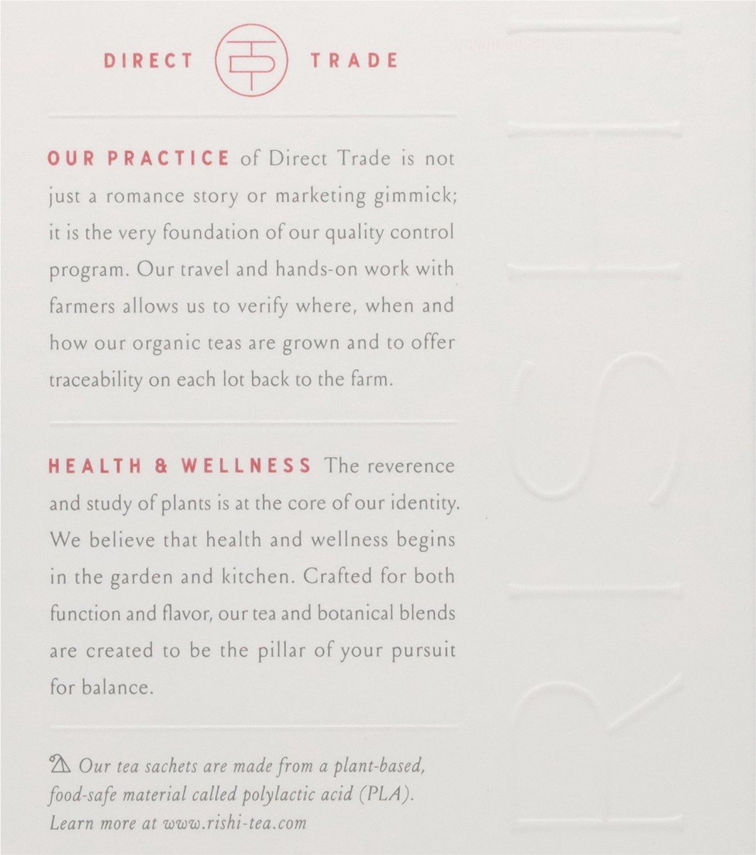 slide 8 of 12, Rishi Botanical Blend Organic Pink Lemon Ginger Tea 15 ea, 15 ct