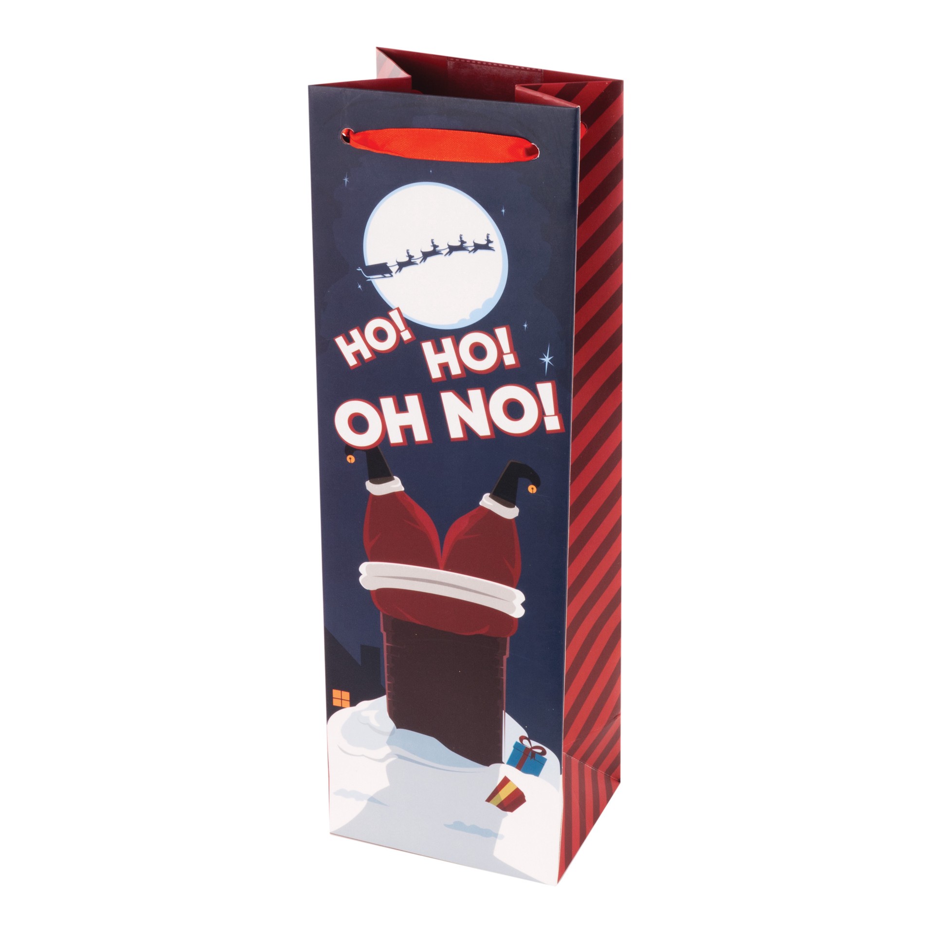 slide 1 of 1, Cakewalk True Ho Ho Oh No! Wine Bag, 1 ct