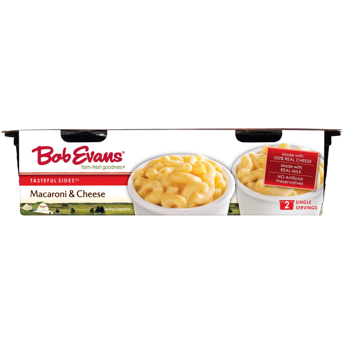 slide 7 of 7, Bob Evans Tasteful Sides Macaroni & Cheese 2 ct Bowls, 12 oz