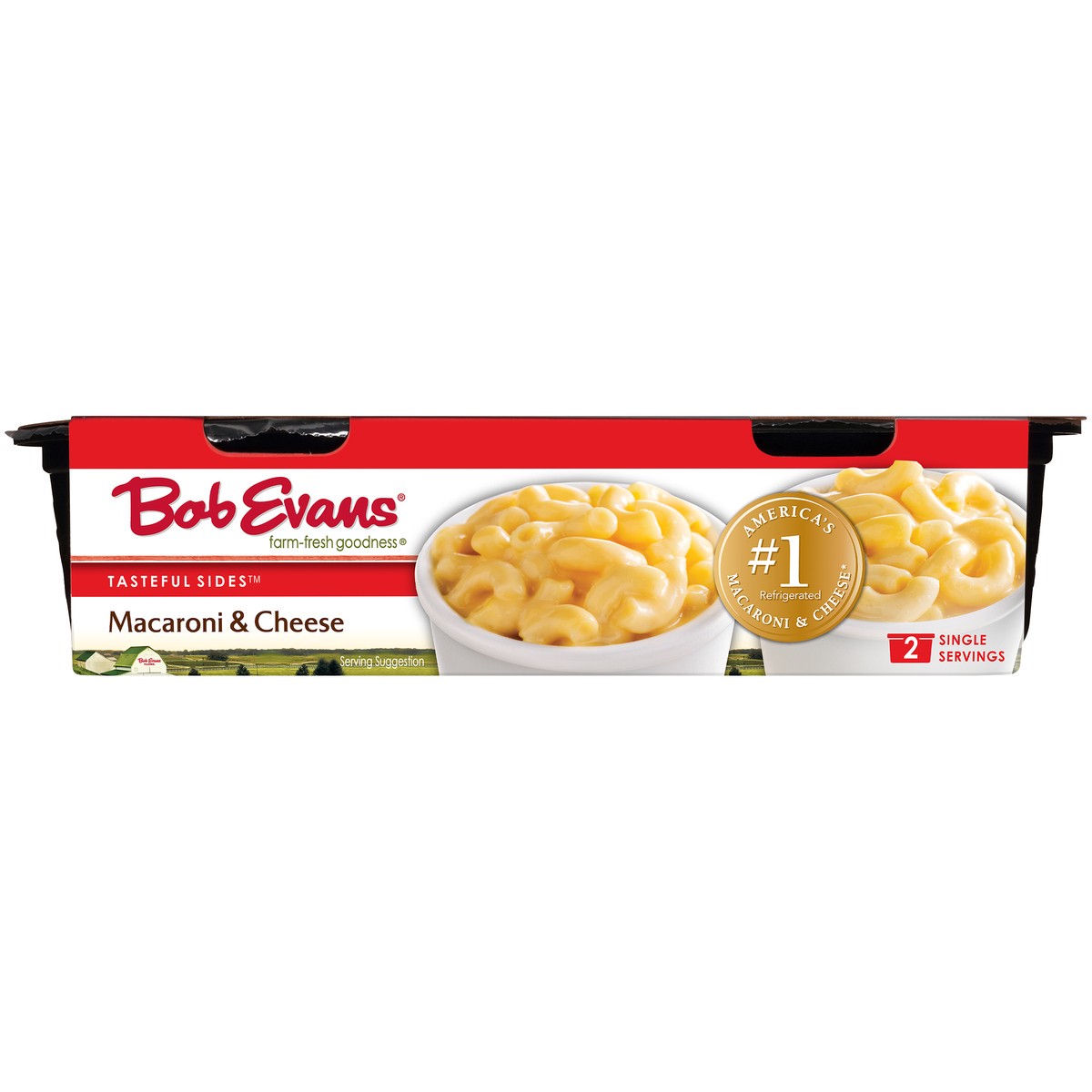 slide 3 of 7, Bob Evans Tasteful Sides Macaroni & Cheese 2 ct Bowls, 12 oz