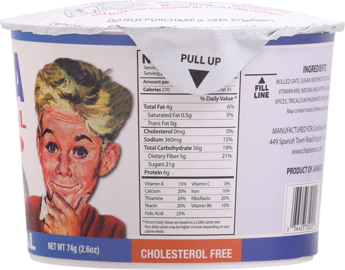 slide 2 of 9, Foska Oatmeal Original Instant Porridge 74 g Bowl, 74 g