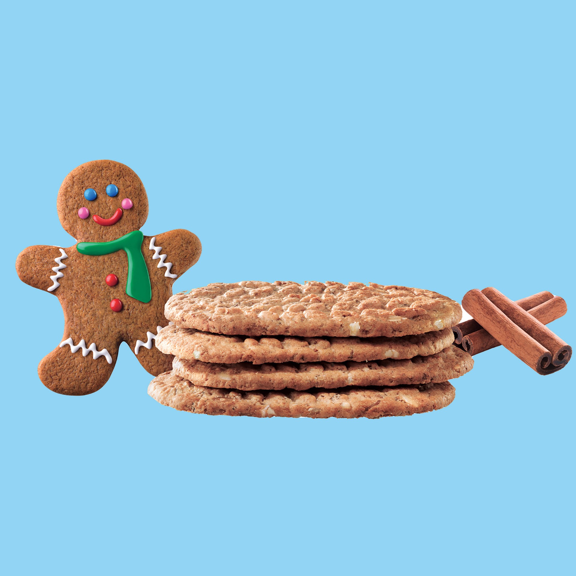 slide 3 of 5, belVita Gingerbread Breakfast Biscuits, Limited Edition, 5 Packs (4 Biscuits Per Pack), 0.55 lb