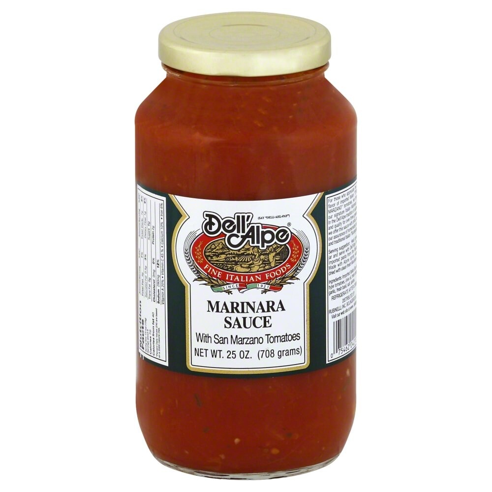 slide 1 of 6, Dell'Alpe Dellalpe Marinara Sauce, 25 oz