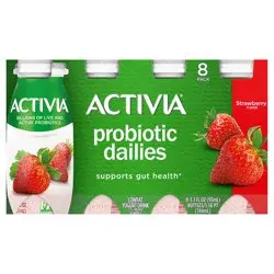 Activia Probiotic Dailies Yogurt Strawberry Yogurt Drink