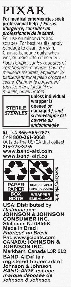 slide 8 of 8, Band-Aid Brand Bandages, Disney's Elemental Characters, Assorted Sizes, 20 ct