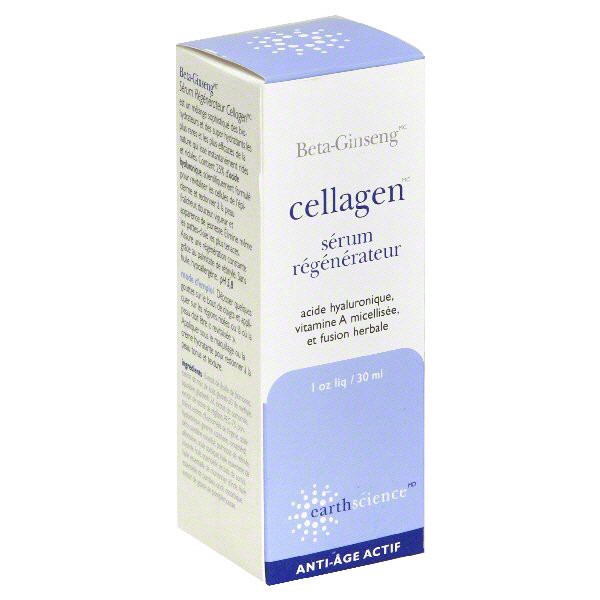 slide 1 of 1, Earth Science Active Age Defense Cellagen Renewal Serum, 1 oz