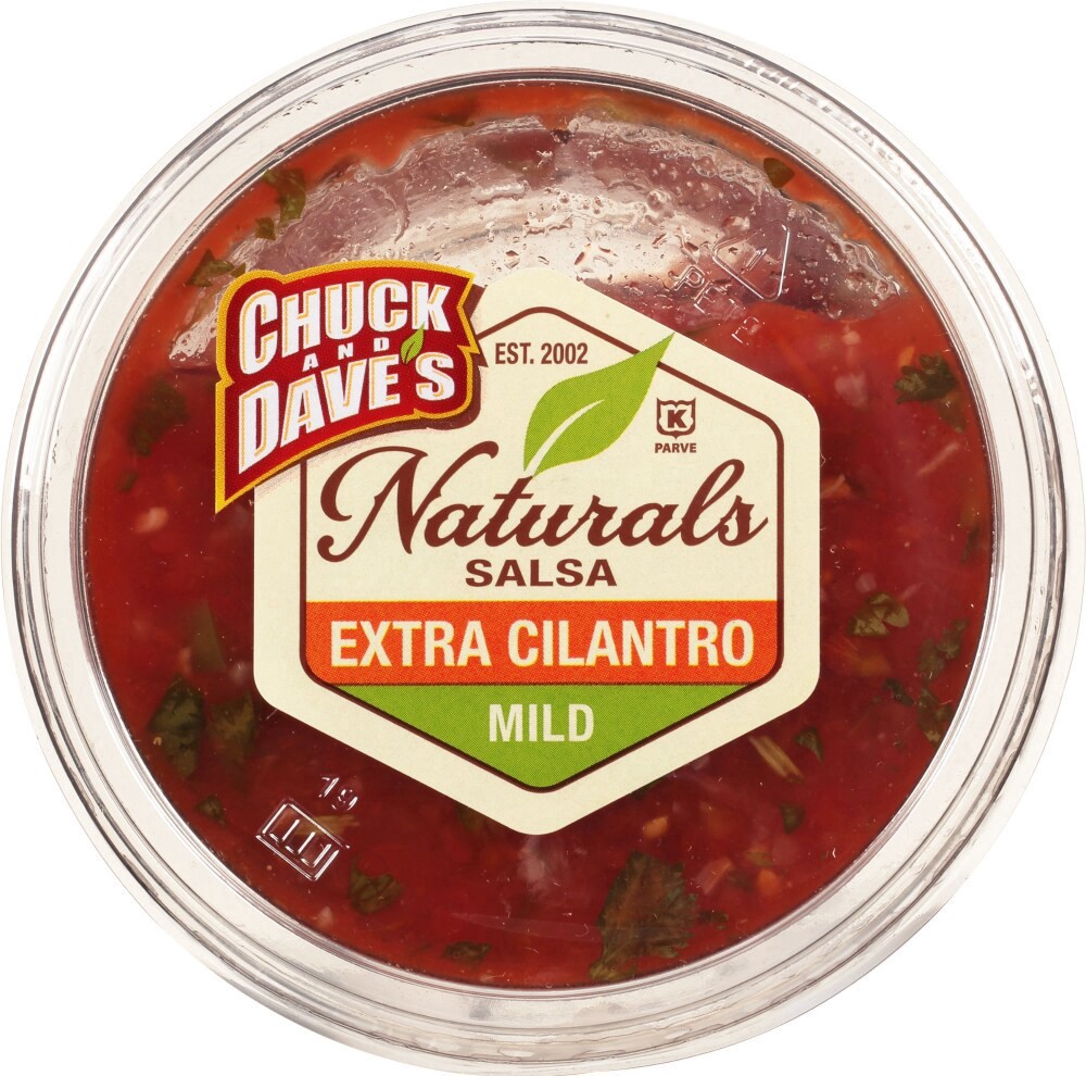 slide 4 of 4, Chuck & Dave'S Mild Extra Cilantro Salsa, 16 oz