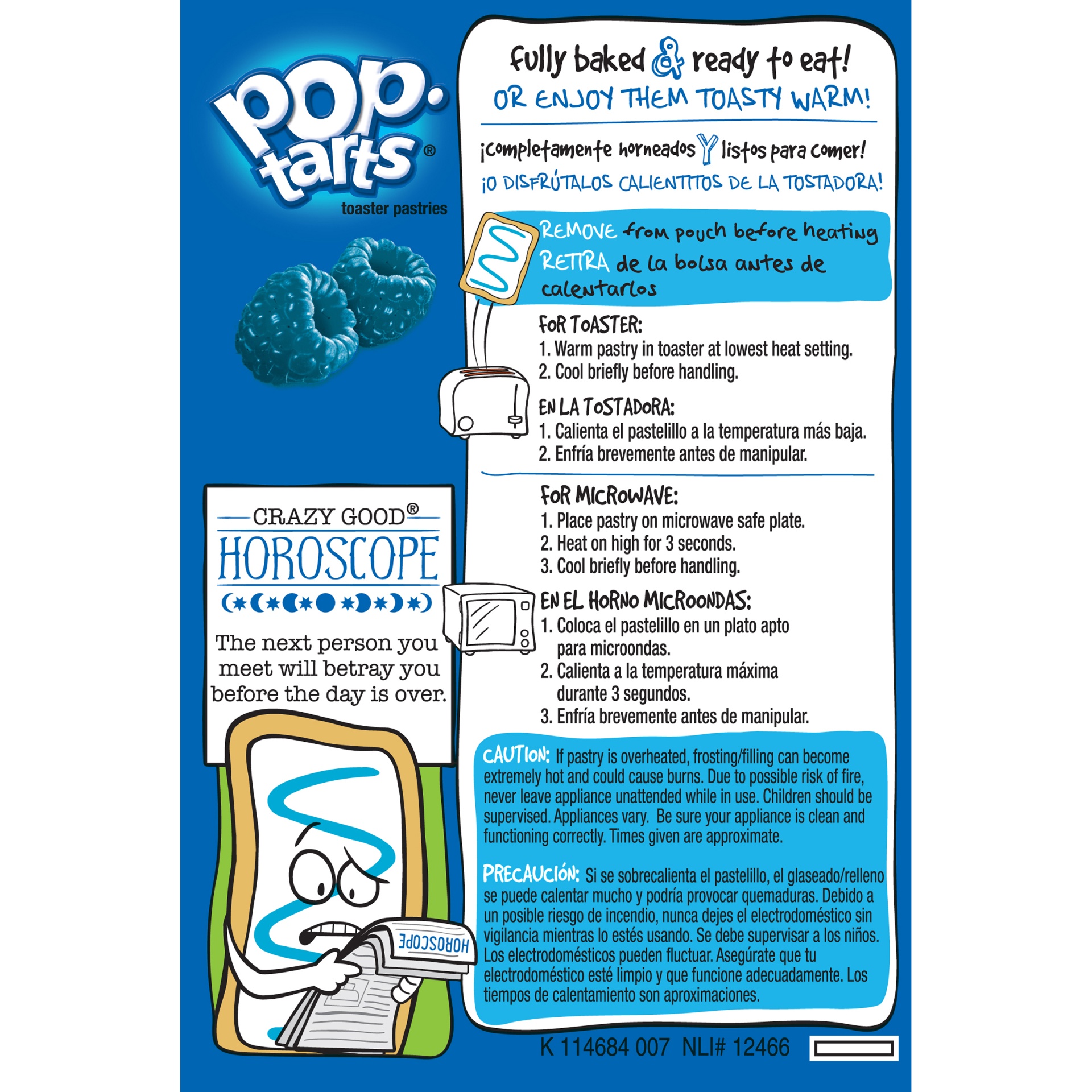 slide 3 of 7, Pop-Tarts Frosted Blue Raspberry Toaster Pastries, 8 ct